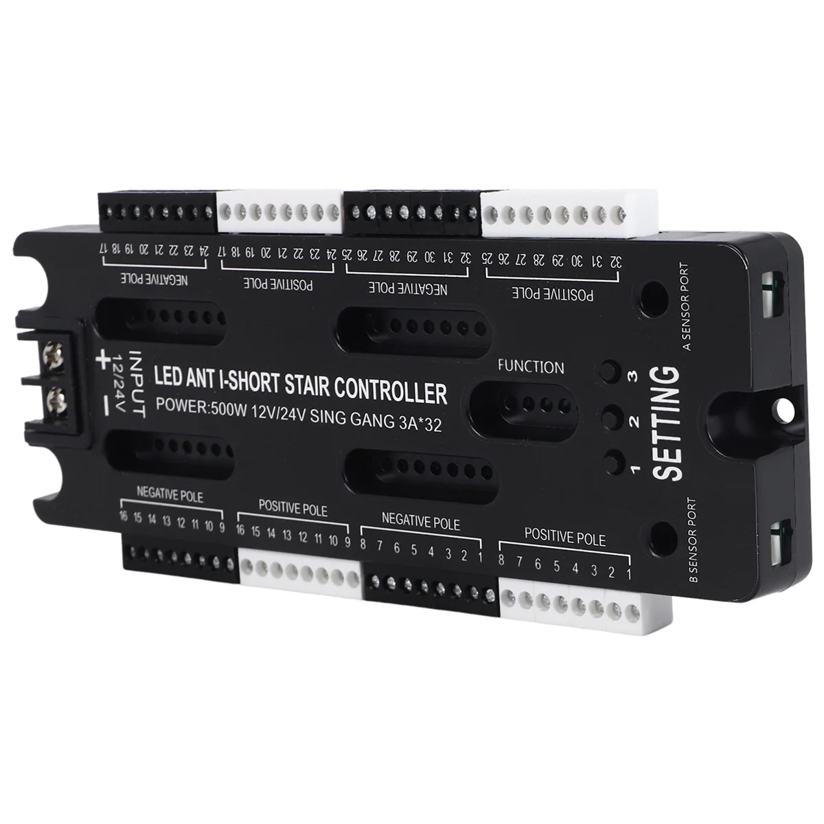 

ABCD For Stairs Flexible Strip Indoor LED Motion Sensor 32 Channels Adjustable Brightness DC 12V 24V Stair Light Controller