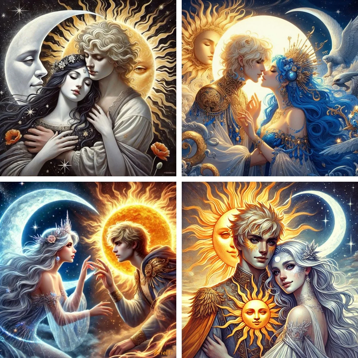 

Алмазная мозаика «Гелиодоро: Цинтина — Бог Солнца и Богиня Луны» — Новая коллекция картин из страз для самостоятельного изготовления настенного декора