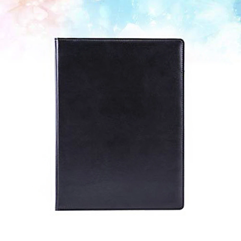 

Stylish Pu Folder Multi-Functional Paper Organizer Document Holder For Office Home School Black (A Style) Kraft Paper