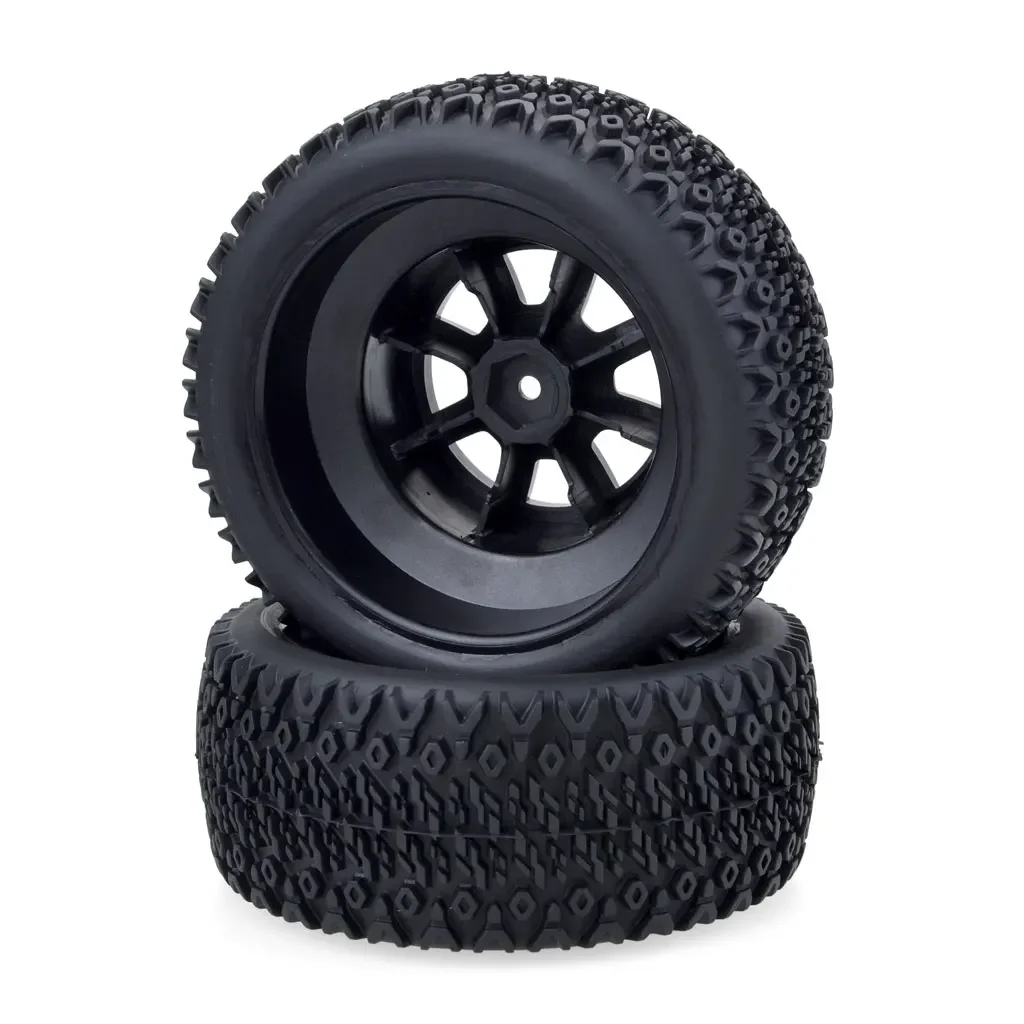 4PCS 110 millimetri Pneumatici In Gomma Pneumatico Cerchione Mozzo 12 millimetri Hex Set per 1/10 RC Auto Fuoristrada Modello Camion Breve Corso Redcat HPI Traxxas Giocattolo