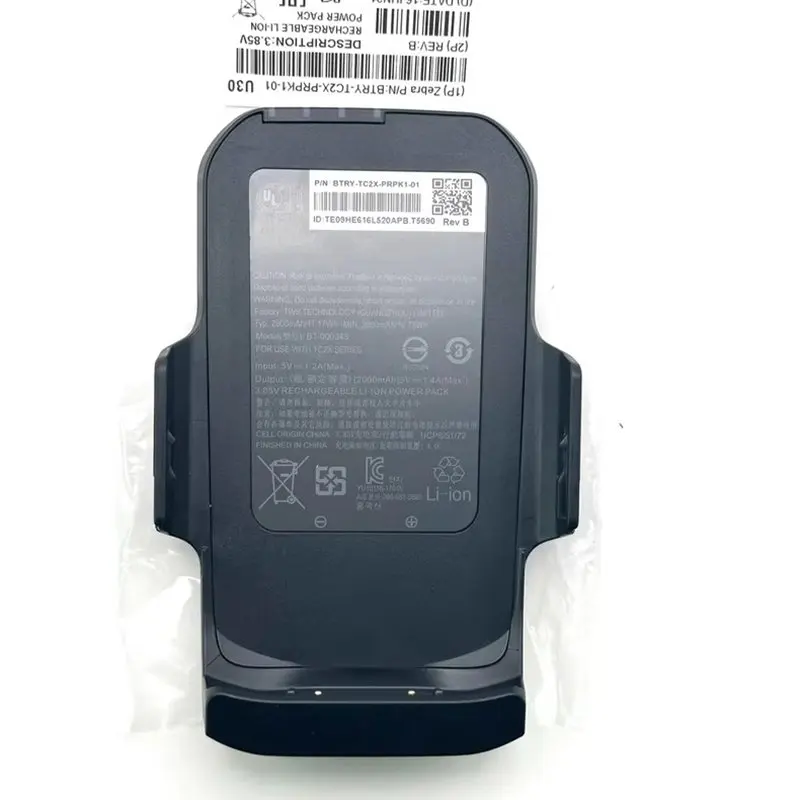 

BT-000343 3.85V 2800mAh TC20 TC25 Back Clip Rechargeable Lithium Battery Pack