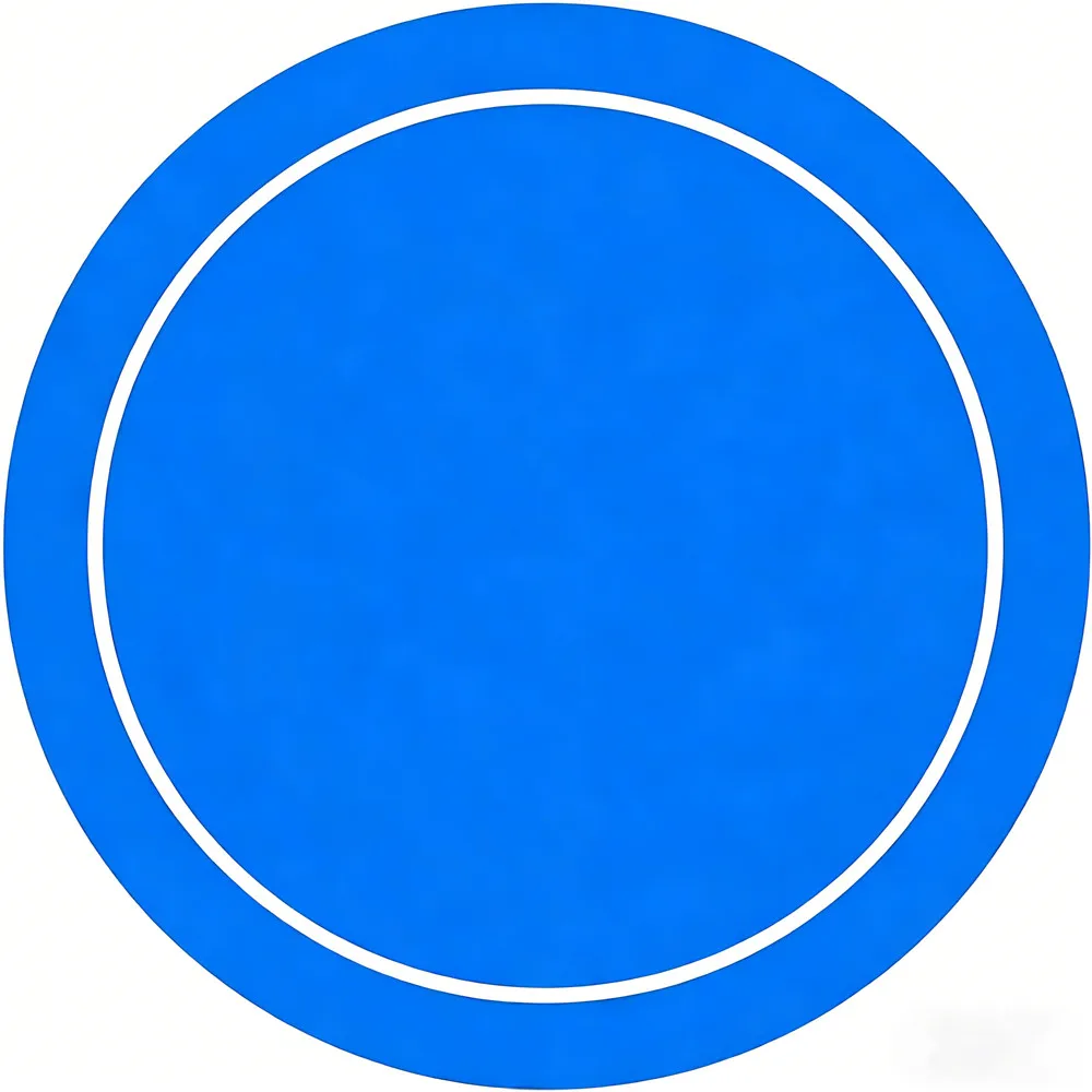 

Multi-sizes Round Professional Casino Texas Hold'em Poker Mat Rubber Table Mat Entertainment Mahjong Board Games Table Mat