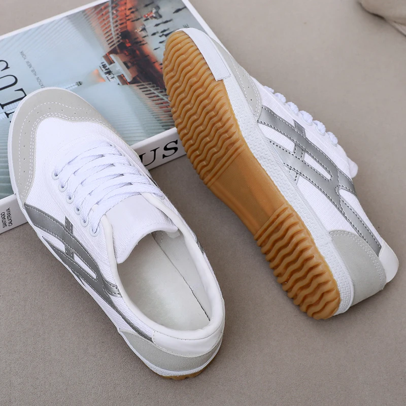 

Классический ретро холст Running oes ex Sports Повседневный низкий верх Training oes Дышащий плоский каблук с вышивкой