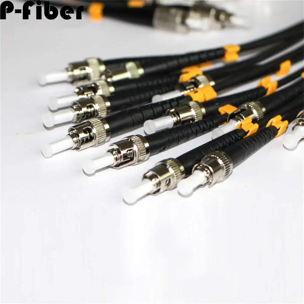 

optical patchcord LC outdoor 150m-300m 12 core TPU armored 200m 12C SC FC ST APC SM waterproof jumper 12 fiber singlemode