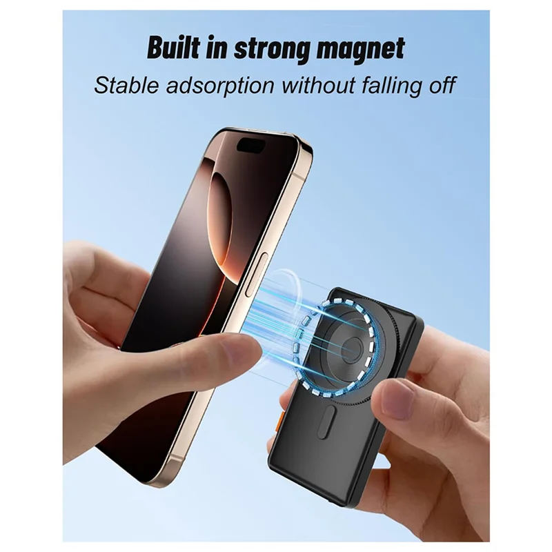 아이폰 안드로이드 라이브 스트리밍용 마그네틱 마운트가 있는 셀카 모니터 화면용 폰 브이로그