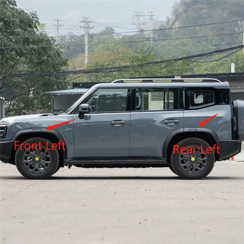 BB-Fit لشيري جيتور ترافيلر T2 سيارة عجلة الحاجب مصباح تعديل اليسار واليمين الجبهة عجلة الحاجب مصباح