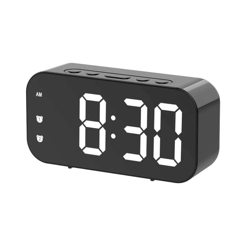 For Nighttime Use LED Digital Alarm Clock Alarm Clock With Temperature Reading Feature Minimalist Bedside Clock