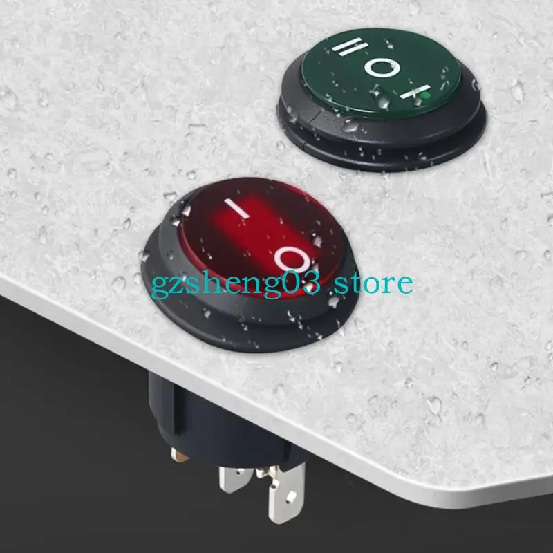 U75C Prático IP65 Black Disposition Switches 220V 16a para o ambiente úmido Uso diário