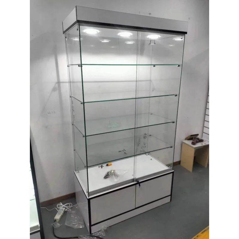 custom.KEWAY New Design Display Cabinet Item Display Showcase Shopping Mall