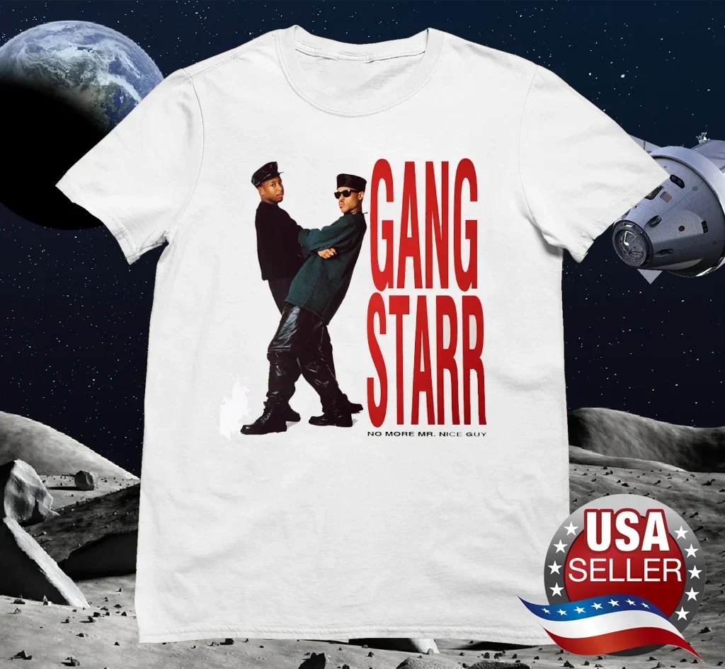 Gang Starr album no more T-Shirt white short sleeve All sizes 1F400