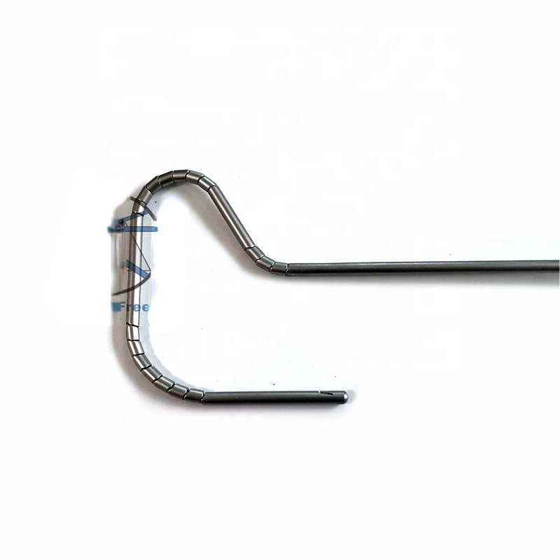 

Laparoscopic instrument laparoscope stainless flexible Liver retractor Goldfinger forcpes