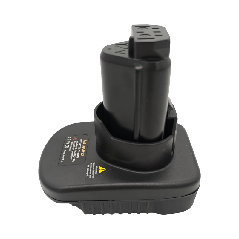 Converting To Work for Ridgid 12V Cordless Power Tools MT18AR12 Power Tool Battery Adapter for Makita 18V Lithium Batteries