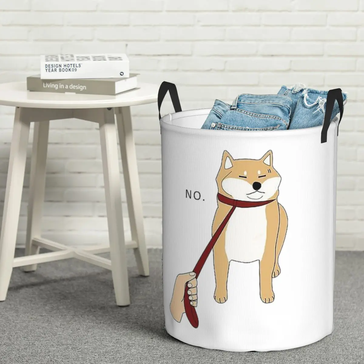 

Laundry Collector Animal Shiba Inu Dogs Folding Laundry Basket Home Organizer Children Washing Basket Home Organizer