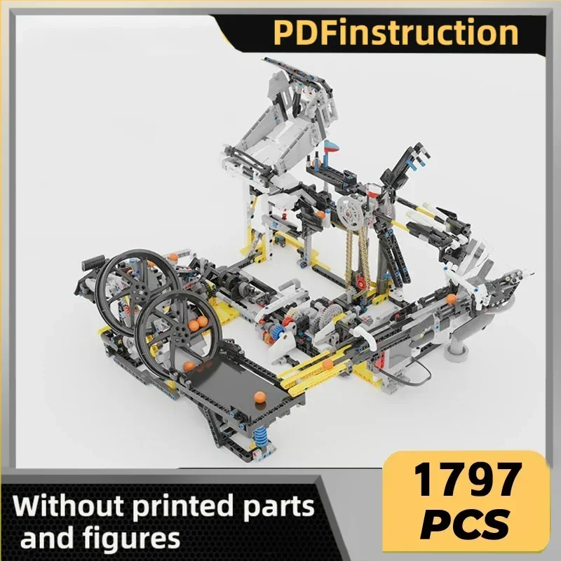 

Manual Mechanical Model Moc Building Bricks GBC Dribbling Device Technology Modular Blocks Gift Christmas Toys DIY Sets Assembly