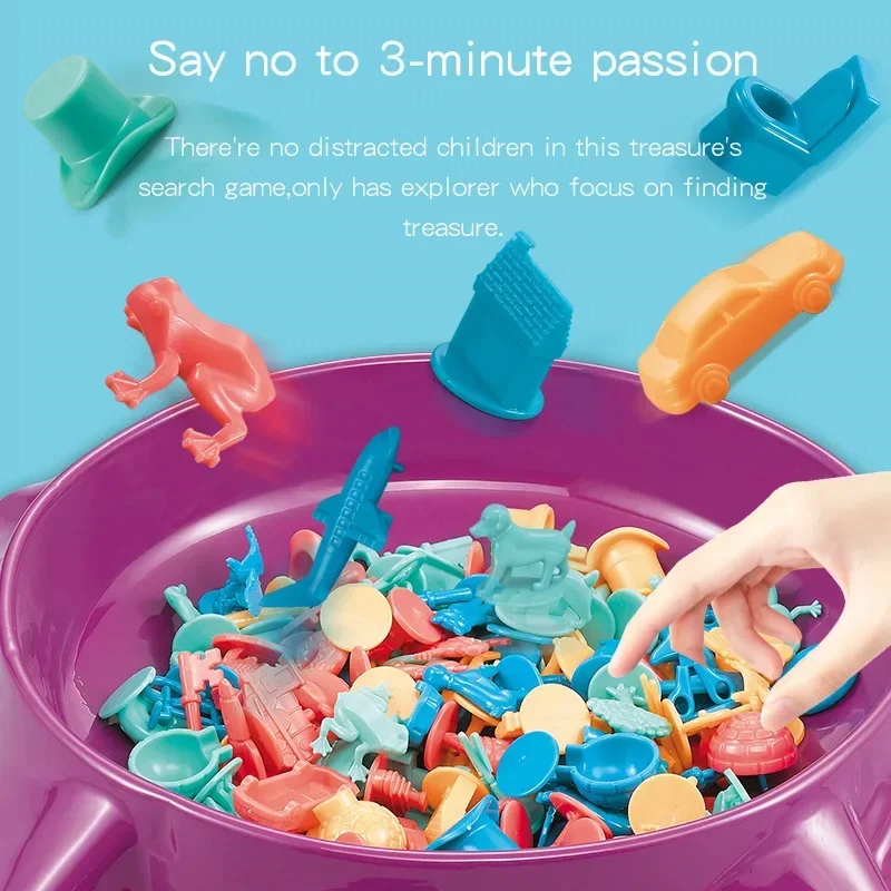 Montessori Schatjacht Speelgoed Kinderen Kleur Vorm Training Sorteerder Spel Ouder-kind Interactief Educatief Spel Speelgoed Voor Kinderen