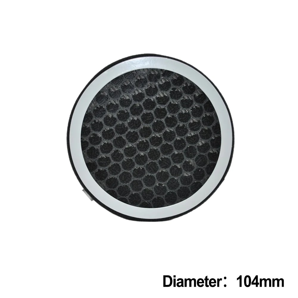 عنصر فلتر هواء الغبار الدخاني لمنافذ هواء الأنابيب البلاستيكية مع HEPA وطبقات الكربون المنشط لتحسين الهواء الداخلي #4