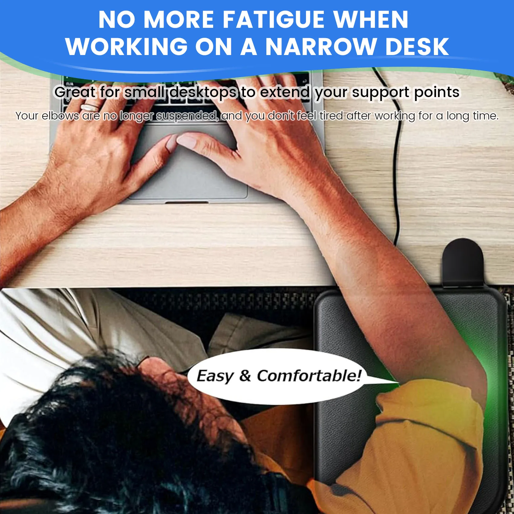 

Sensitive Desk Armrests, Ergonomic Wrist Rests, Desk Extenders, Comfortable Desk Arm Supports, Foldable Elbow Rests For Office