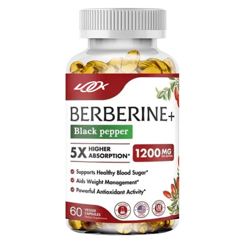 Berberine Supplement 1200 Mg Per Serving - Highly Absorbed, Heart , Weight Management, Antioxidant