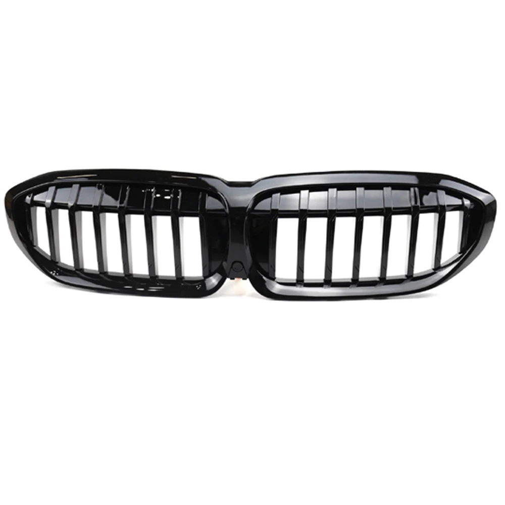 

Suitable for The BMW 3 Series G20 features a glossy black single-line kidney-shaped front grille and a single-panel G20 front gr