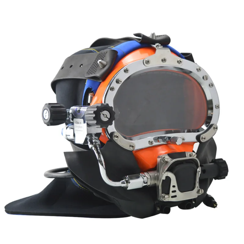 Diving helmet, full dry professional mask, deep diving heavy submersible equipment, welding municipal sewage salvage project, ga