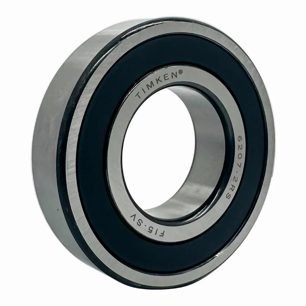2PCS TIMKEN 6207-2RS Sealed Ball Bearing 35x72x17mm Pre-Lubricated Smooth Running Industrial Transmission Bearing Accessories