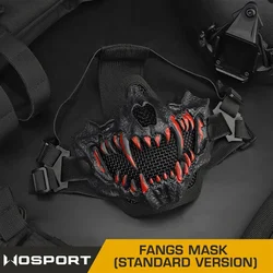 Máscara táctica calavera media cara para Airsoft y Paintball