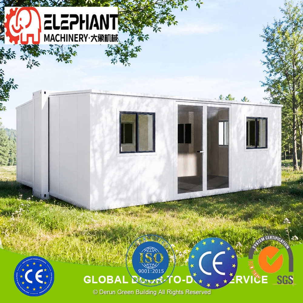 2026 Luxury Modern Expandable House 40 ft with Galvanized Steel Structure Frame for Disaster Relief Emergency Housing Easy