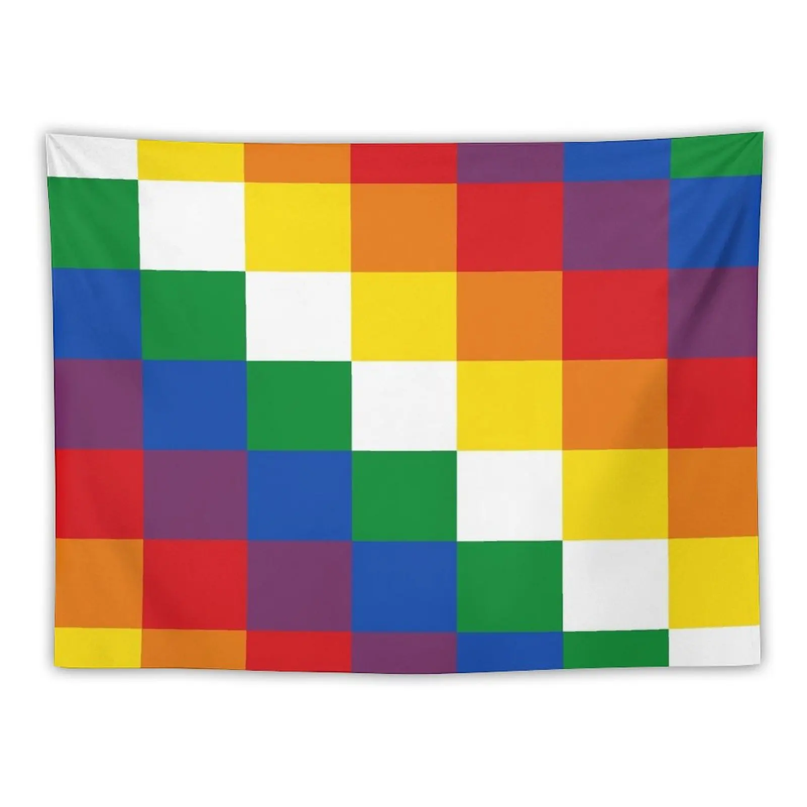 

WIPHALA FLAG Tapestry Wall Mural Hanging Wall Tapestry Bedroom