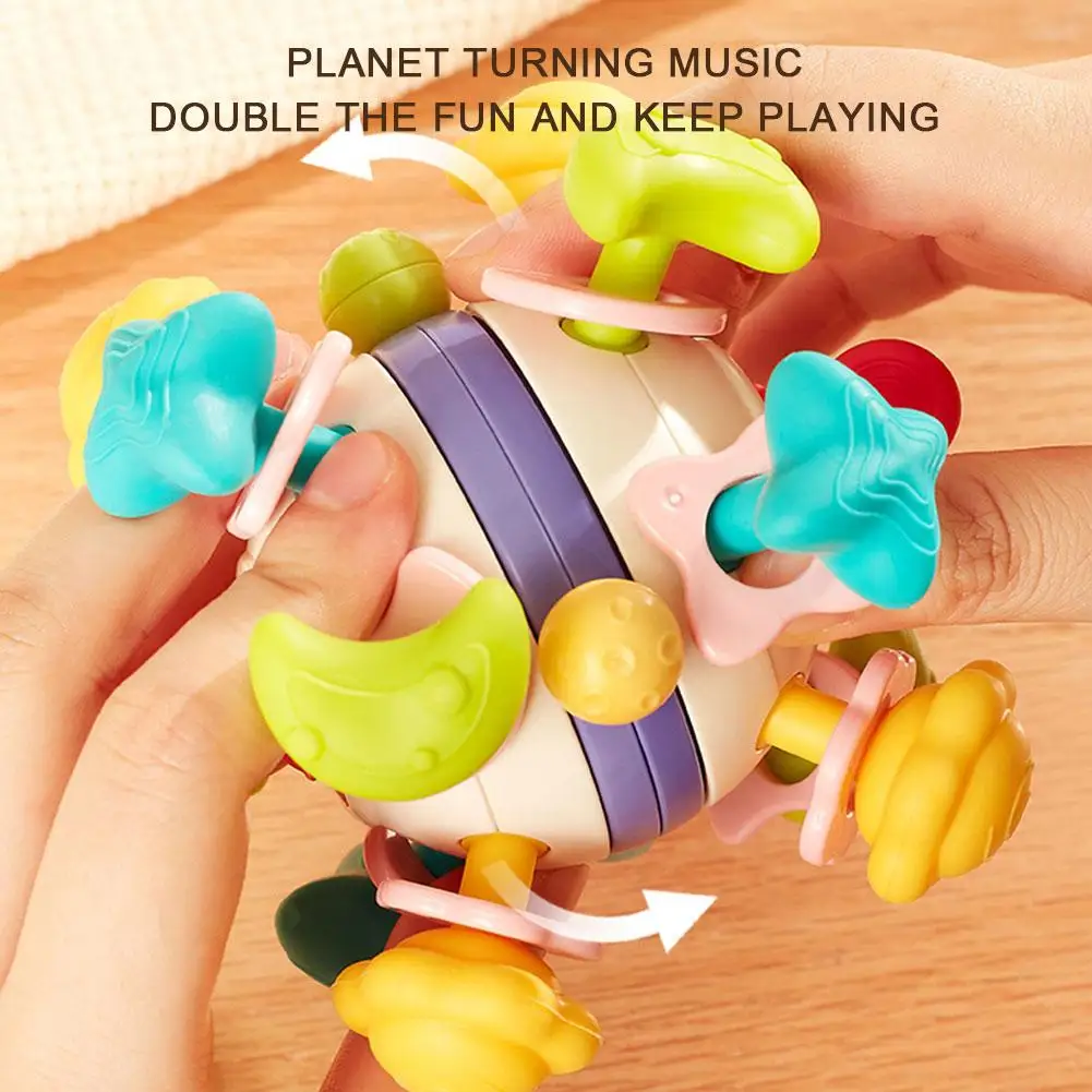 Baby Rotatable Octopus Toy Sensory Toys Teethers Interactive Toys  Finger Press Activity Fidget for Baby 1 2 3 Years