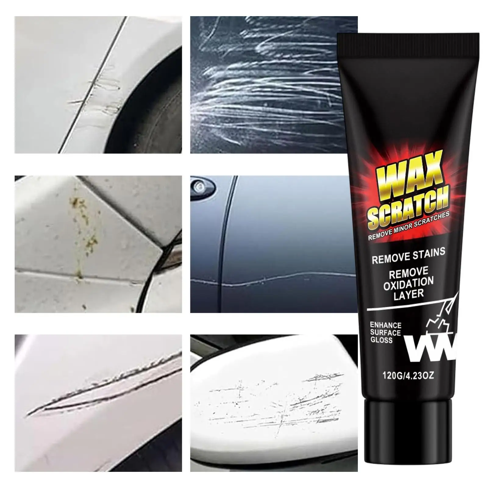 

Scratch Remover For Vehicles 120g Polishing Detailing Compound Remove Scratches From Car Paint For Restoration Protection Swirl