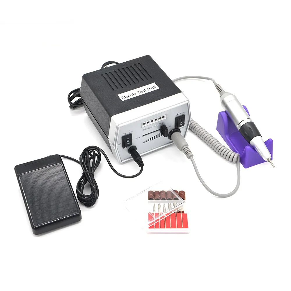 Imagem -05 - Nail Shop Professional Brushless Motor para Salões Elétricos Manicure Drill Faça Você Mesmo Acessórios Universal Rosa 30000rpm Ajustável