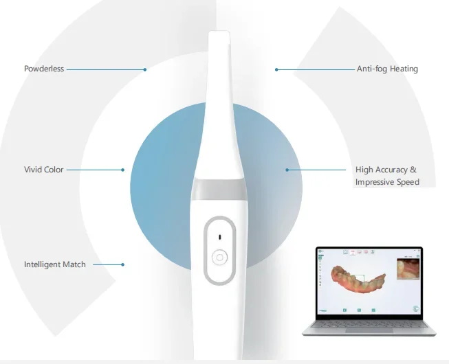 YUCERA 3d intra oral scanner den tal intraoral scan price devices clinic with software