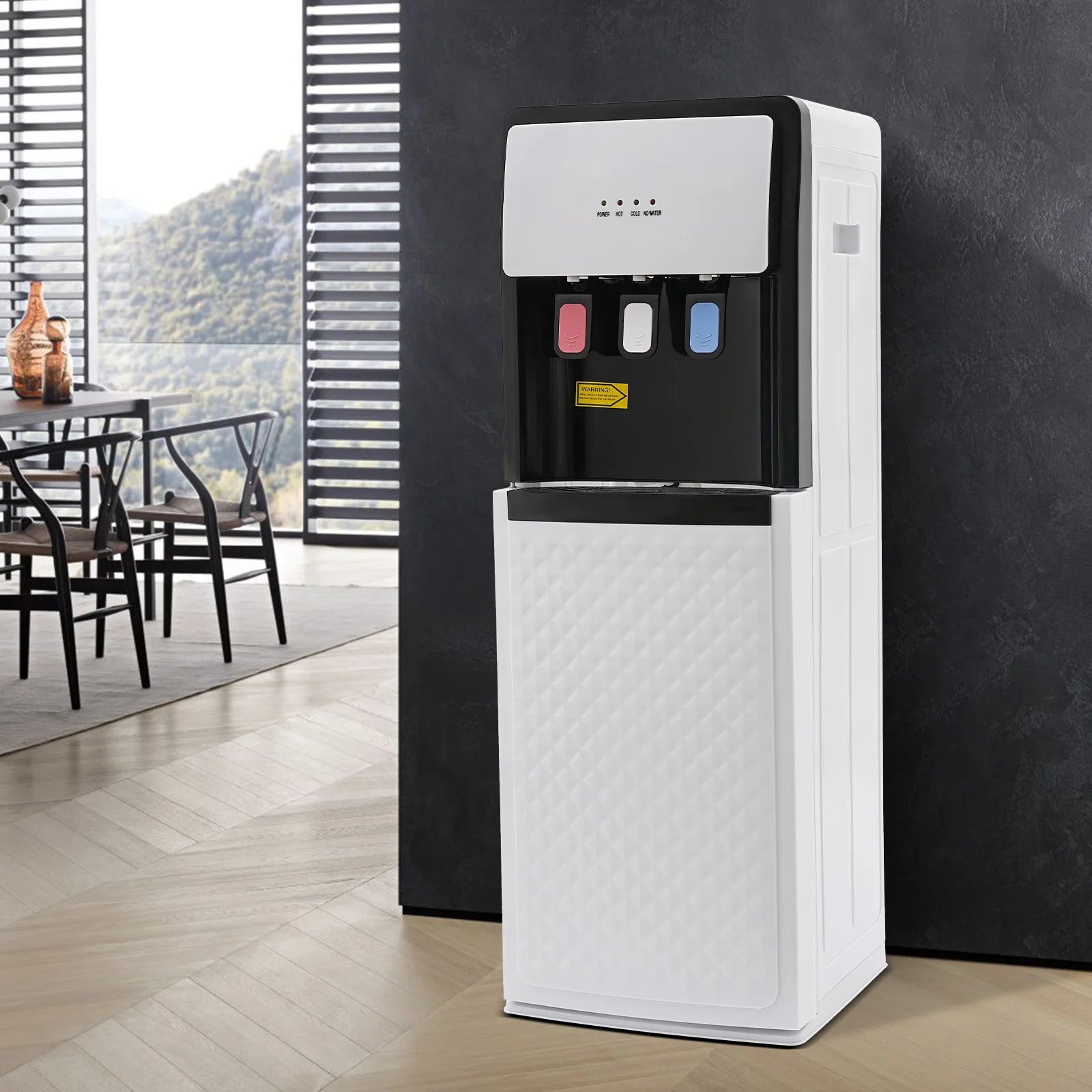 

Bottom Loading Water Dispenser 110V Hot and Cold Water Dispenser Vertical Refrigeration Heating Dispenser for Home Office