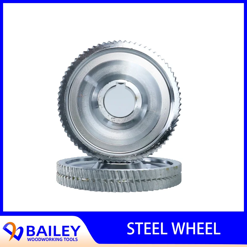 

BAILEY 1PC 140x20x35mm Durable Steel Wheel Feeding Wheel for Four-size Moulder Machine Woodworking Tool