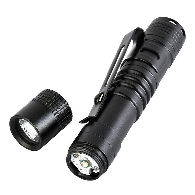 1 PC Good Quality Black Mini Penlight XPE-R3 LED Flashlight Pocket Light Outdoor Camping Lamp