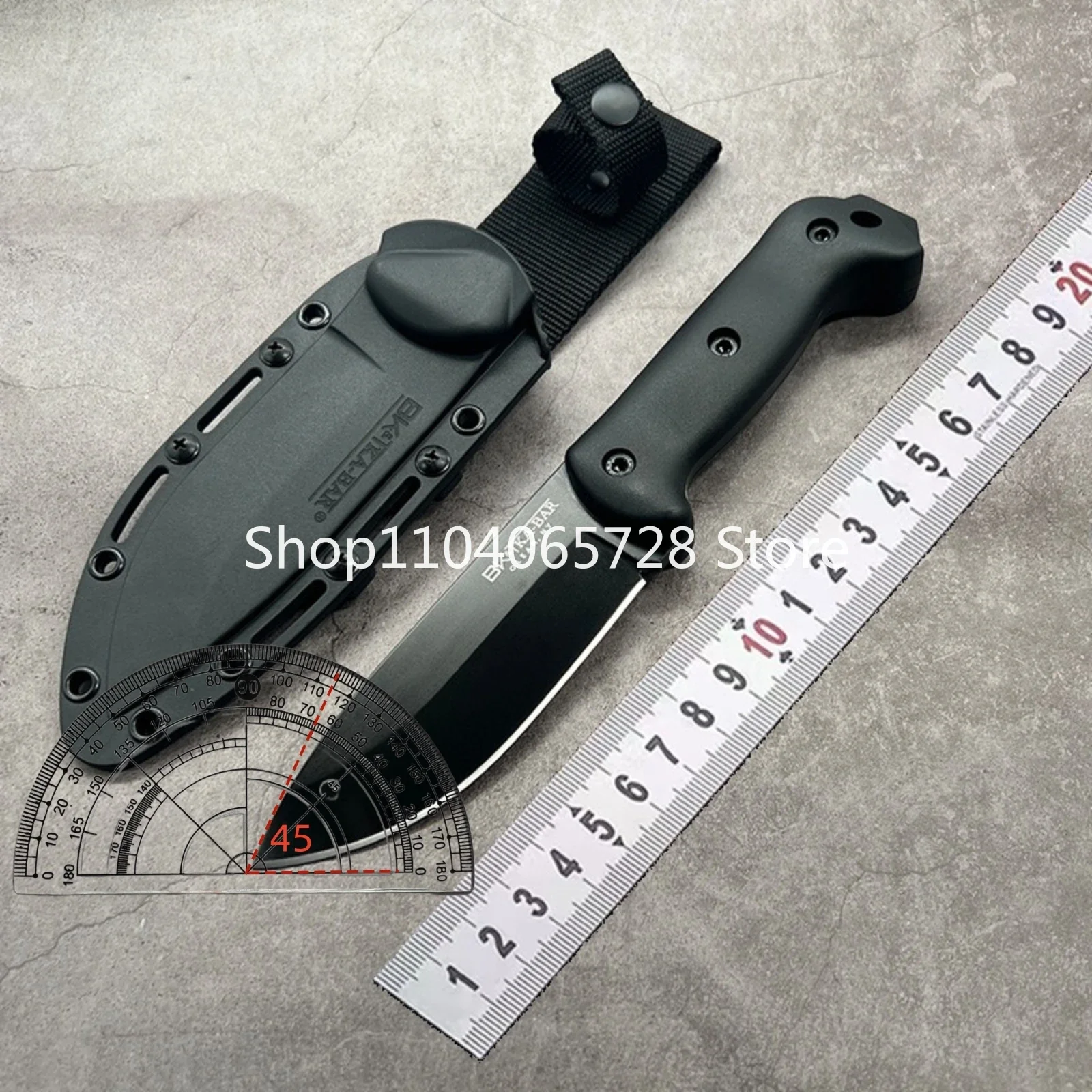 High Hardness KA-BAR Becker BK22 Campanion Fixed Blade Knife 8Cr13Mov Blade Nylon Fiber Handle Tactical Knives EDC Multitool