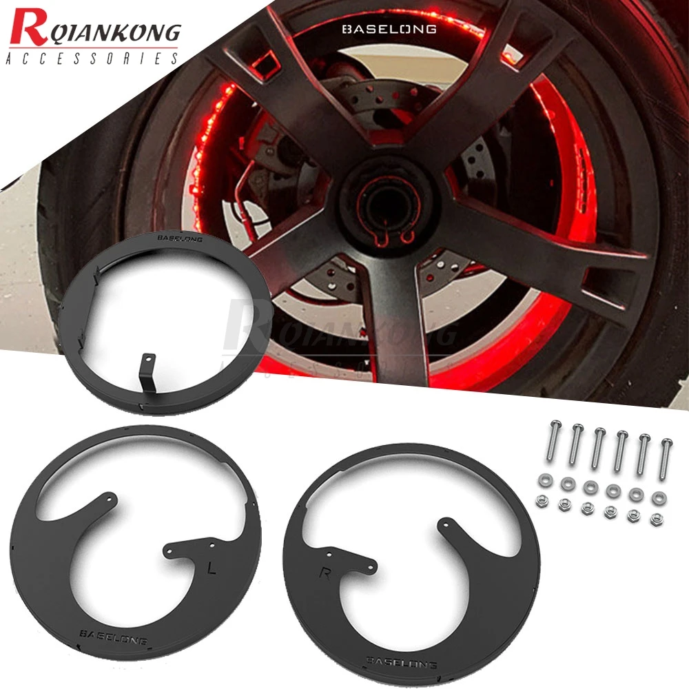 For Can-Am Ryker Rally Edition 900 2019-2023 Can Am RYKER SPORT 900 2022-2023 LEDs Powdercoated Wheel Ring DIY Kit Aluminum Ring