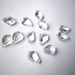 Top Quality 100pcs 16mm Clear Crystal Maple Leaf Lovely Pendants Christmas Tree Decoration DIY Suncatcher Parts Wedding Hanging