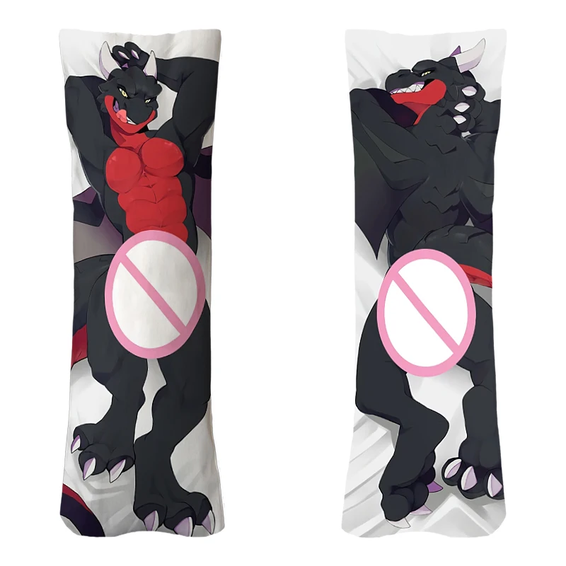 

Аниме Furry Orcus Duke (Bad Dragon) Dakimakura Waifu наволочка с 2-сторонним принтом, обнимающая подушка для тела