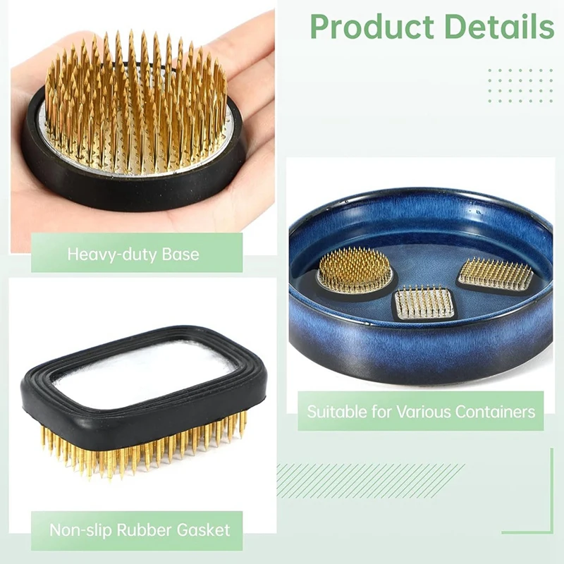 ضفادع زهور إيكيبانا لترتيب الزهور ، طقم كنزان ، ترتيب زهور JP ، لوازم قطع الغيار ، اليابانية ، 3