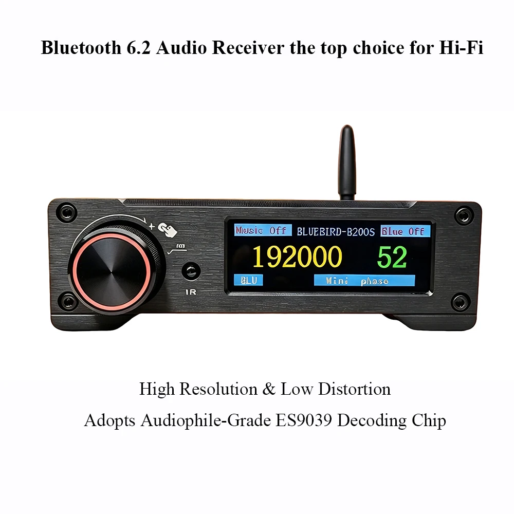 Décodeur Audio Bluetooth B200 Dual ES9039, récepteur Audio Bluetooth 6.2, Circuit de contrôle de tonalité FET, prend en charge le format QCC3095 LDAC