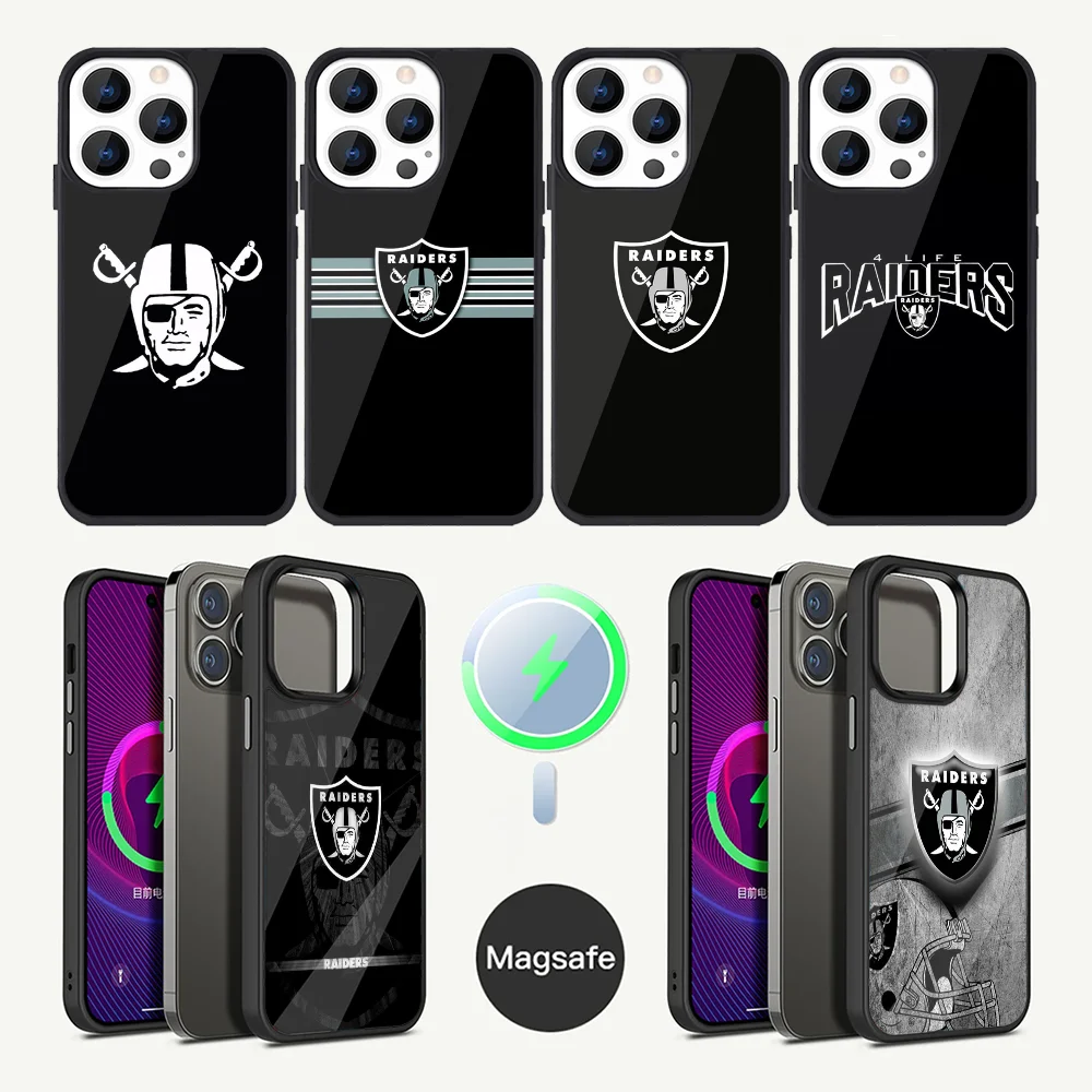 R-Raiders O-Oakland Phone Case For iPhone 16,15,14,13,12,11,Plus,Pro,Max Mini Magsafe Magnetic Wireless Charging