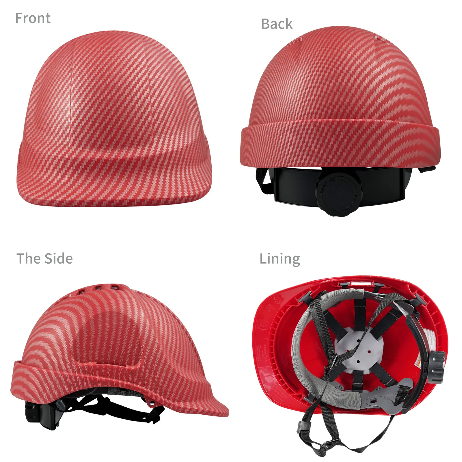 Imagem -05 - Chapéu Abs Masculino ce Capacete de Segurança para Engenheiro Leve e Ventilado Trabalho Industrial Proteção de Cabeça Fibra de Carbono Novo