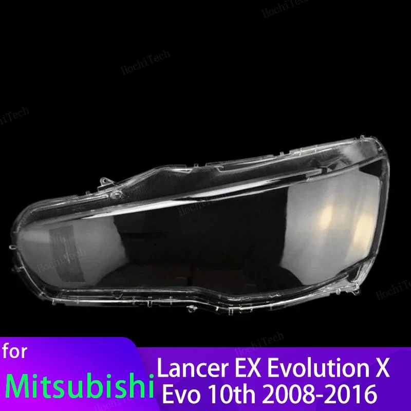 

Headlight Lampshade Transparent Lens Housing Cover Lens Light Protection For Mitsubishi Lancer EX Evolution X Evo 10th 08-16