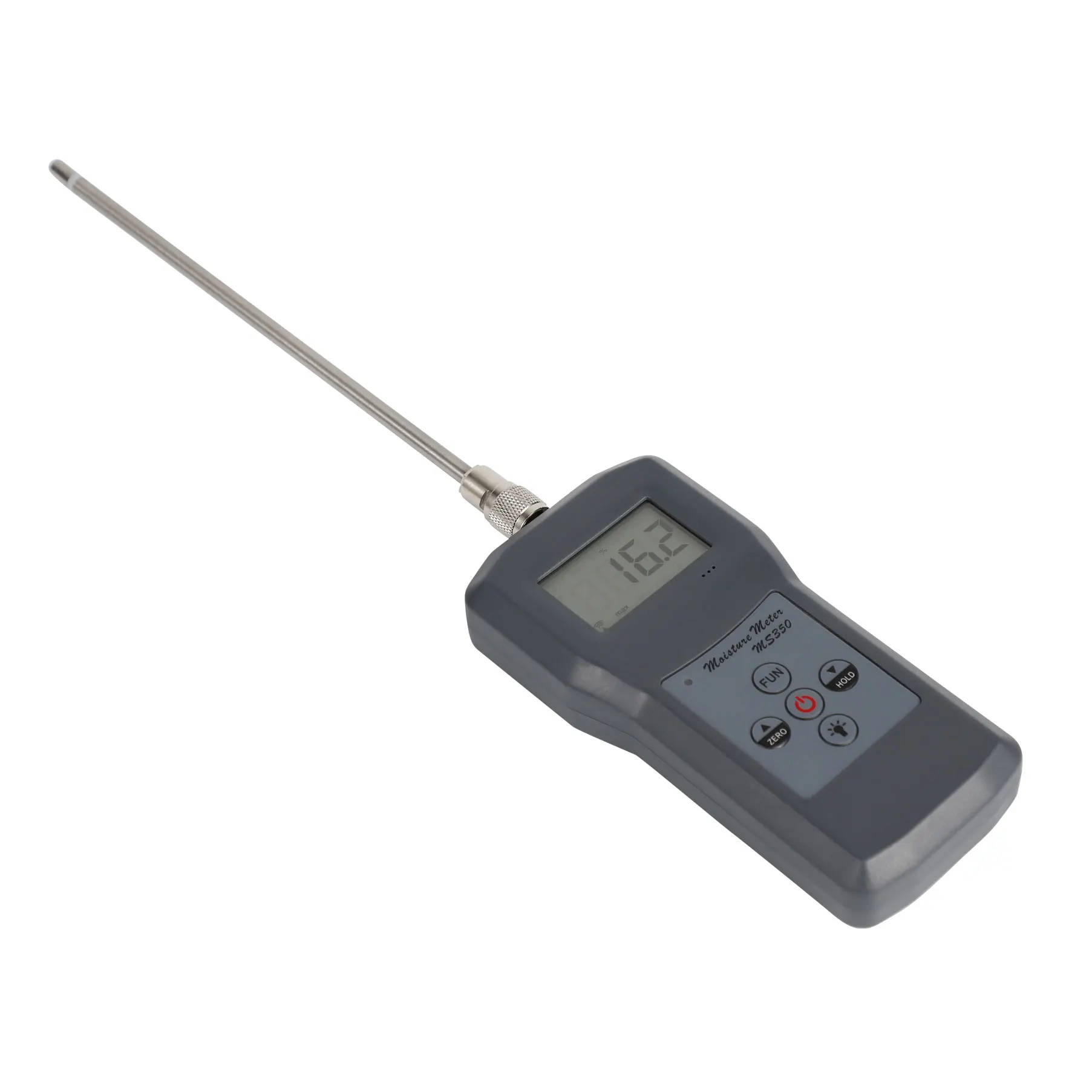 

Portable MS350 Chemical powder moisture meter soil ,silver sand, High Frequency Moisture tester range 0-40%