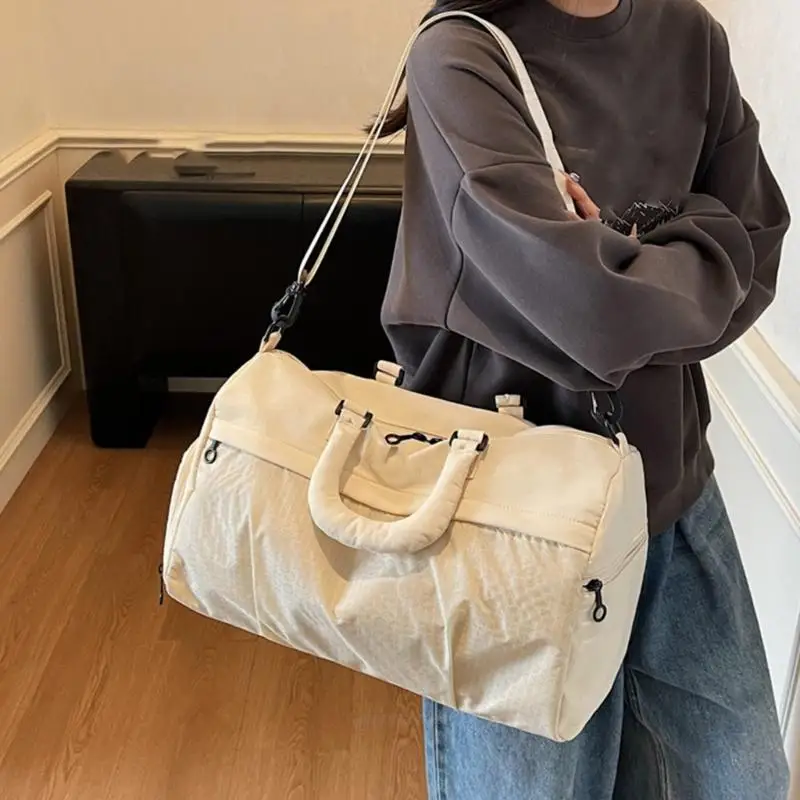 X5XA Travel Duffle Bag ، حقيبة Waterproof Weekender تحمل أكياسًا مملوءة بالنساء حقيبة صالة رياضية للرياضة بين عشية وضحاها حقيبة