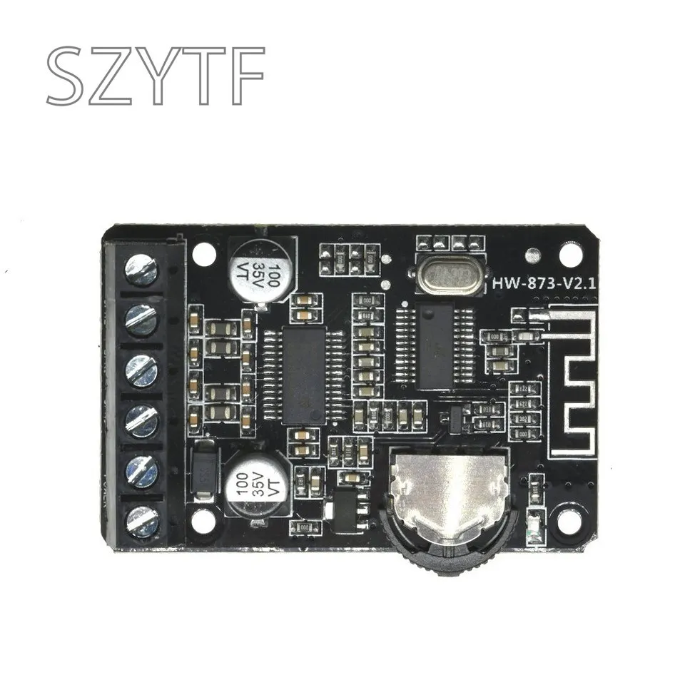 10W / 15W / 20W Stereo Bluetooth-compatible Power Amplifier Board 12V/24V High Power Digital Amplifier Module XY-P15W