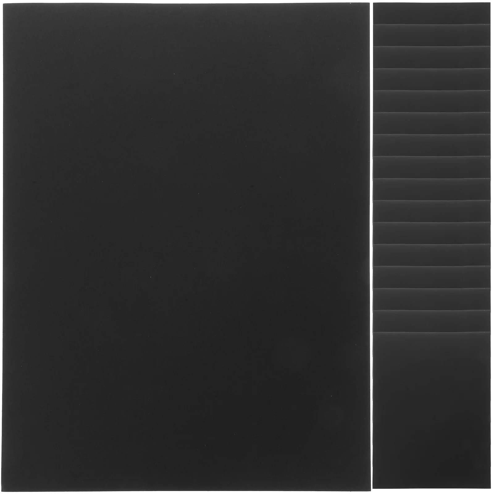 

50pcs Black Card For Diy Crafts Making Lightweight Drawing Paper Art Projects Supplies Creative Activity Library Classroom
