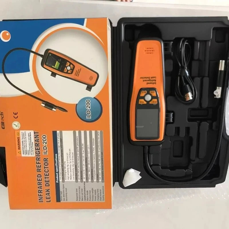 Elitech ILD-200 Infrared Refrigerant Leak Detector 4g/yr Sensitivity for HVAC AC Automotive R22 R410a R134a