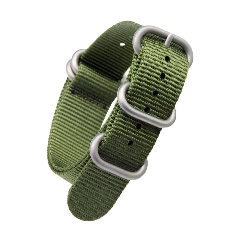 STEELDIVE SD2301 Watch Strap Black/Orange/Red/Gray/Deep Blue/Khaki/Green Nylon Tape 22MM/20MM Replace Nylon Wristwatch Strap - view 5